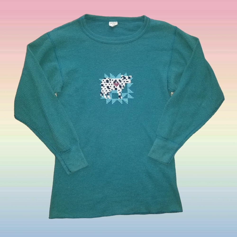 Vintage Northwest Thermal Sweater Top